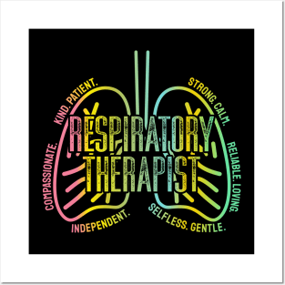 Respiratory Therapist Rt Care Week Colorful Posters and Art